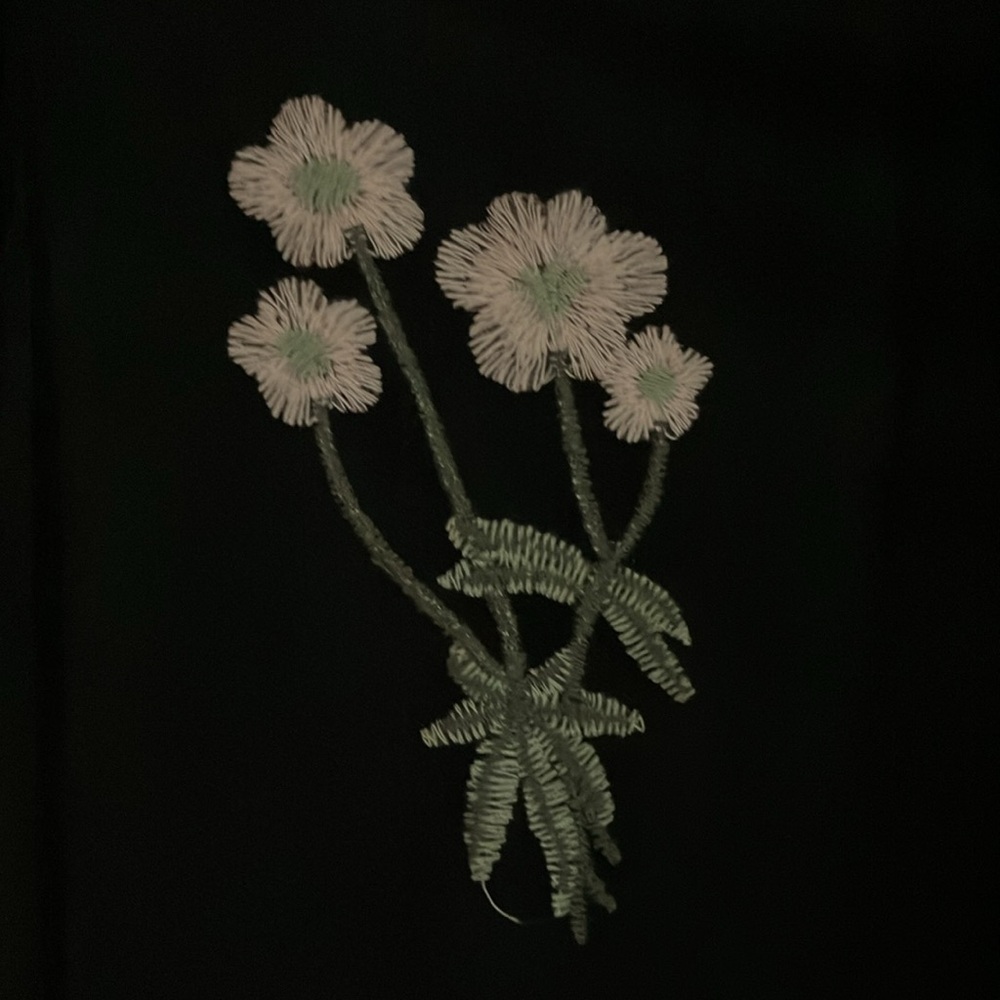Lea & Viola black embroidered floral blouse - Picture 2 of 6